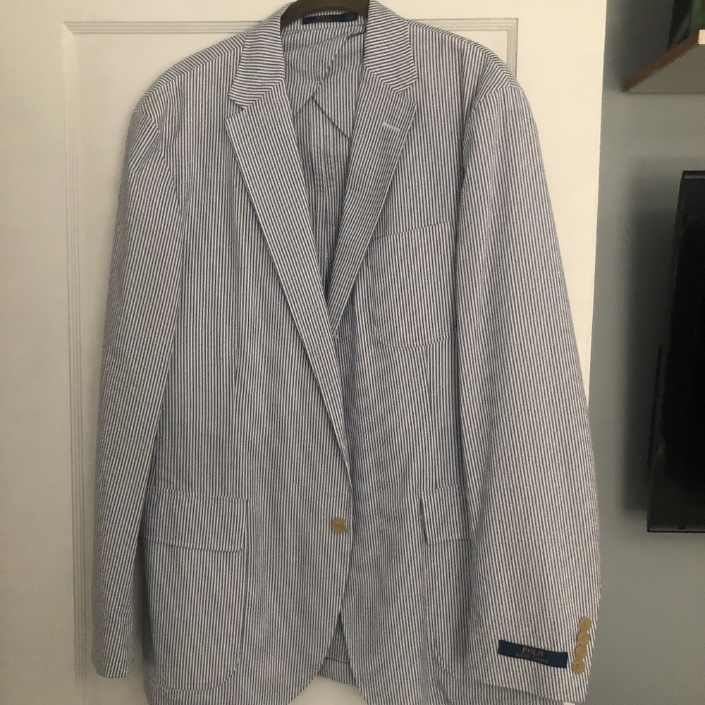 NWT Polo Ralph Lauren Seer Sucker Blazer